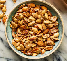 Semillas de calabaza con proteínas para aumentar masa muscular